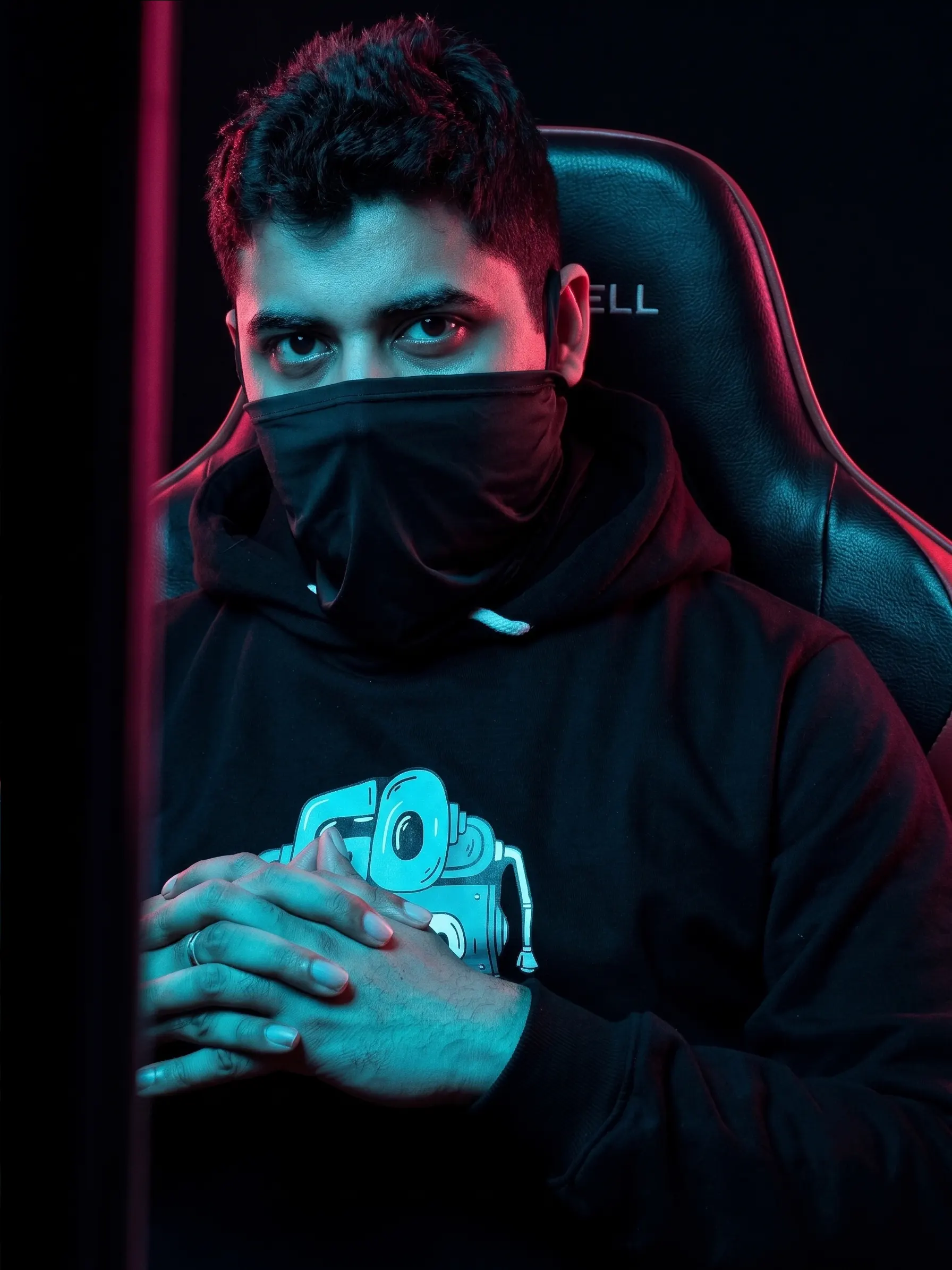 Masked Arkade Knight creator portrait