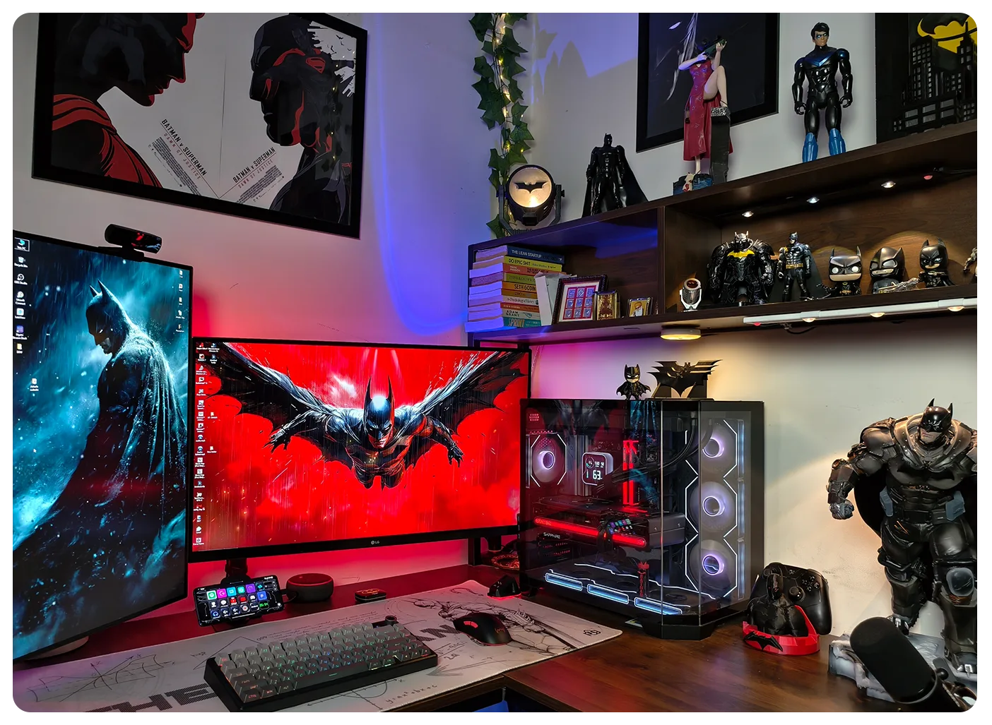 The Arkade Knight core rig and desk